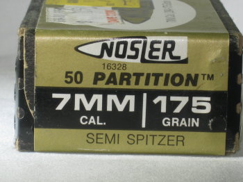 7 mm 175 grain Partition bullets