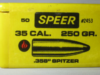 Speer Hot-Cor Rifle Bullets .35 cal .358" 250 gr SSP 50/ct