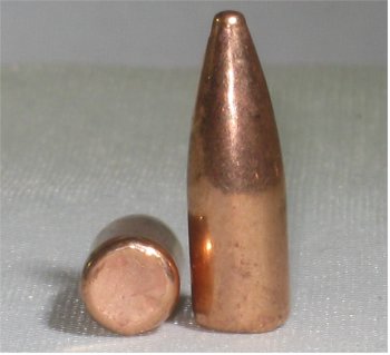 Frontier 22 caliber CMJ bullets
