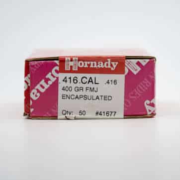 Hornady 416 cal 400 gr