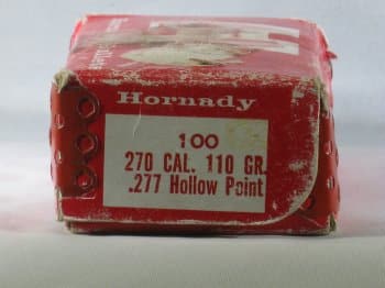 Hornady .277 110 grain Hollow Point bullets (QTY 100)