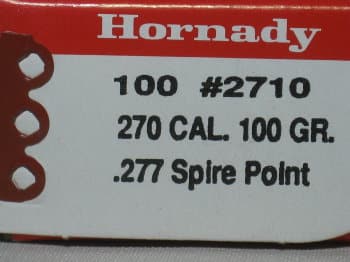 .277 100 grain Spire Point