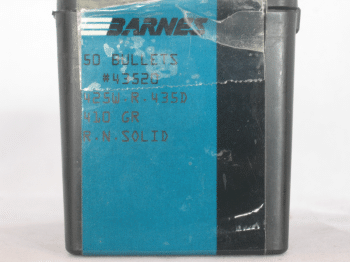 Barnes 425 W.Richards 410 grain bullets