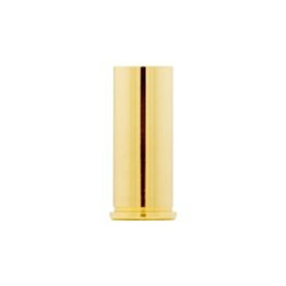 44 S&W Special brass case stock image.