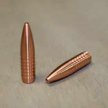 Picture of a pair of Hammer 270 caliber .277 Cal-124g Hammer Hunter bullets.