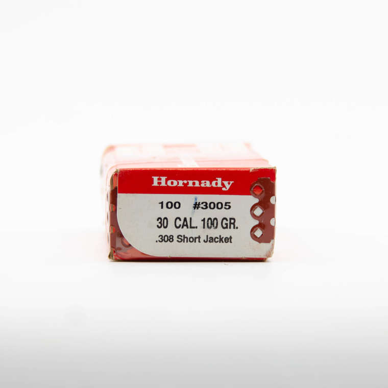 Hornady 308 100 Grain Short Jacket Bullets QTY 85 Duck Creek Sporting Goods hornady-308-100-grain-short-jacket-bullets-qty-85-duck-creek-sporting-goods