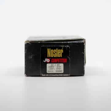 Nosler Competition 22 caliber 80 grain HPBT