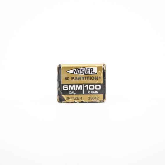 Nosler 6mm 100 grain Partitions