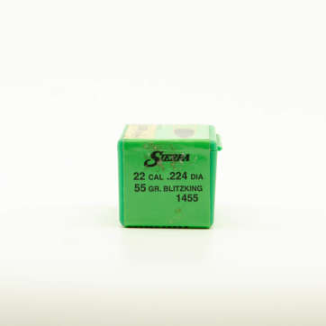 Sierra .224 55 grain BLITZKING bullets