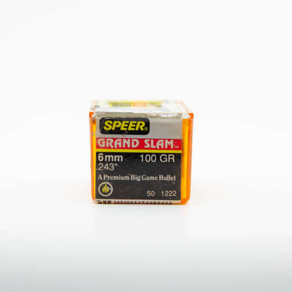 Box of Speer #1222 6mm Grand Slams