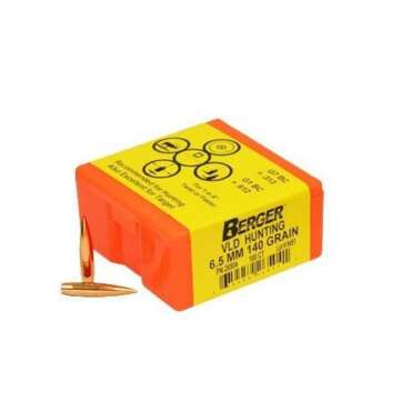 Berger Match Grade Hunting Bullets 6.5mm .264" 140 gr VLD HUNTER 100/box