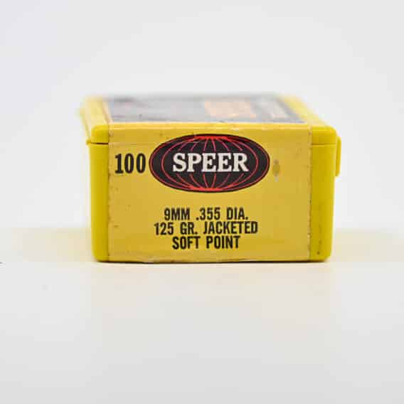 9mm 125 grain JSP bullet