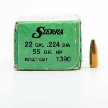 Sierra 22 cal 55 gr BT
