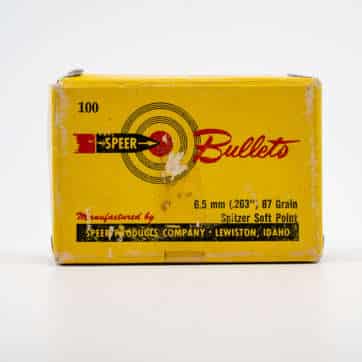 Speer .264 087 grain SSP