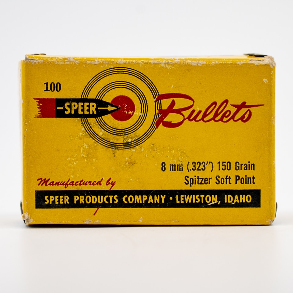 Speer .323 (8mm) 150 grain SP bullet (QTY 60) Duck Creek Sporting Goods