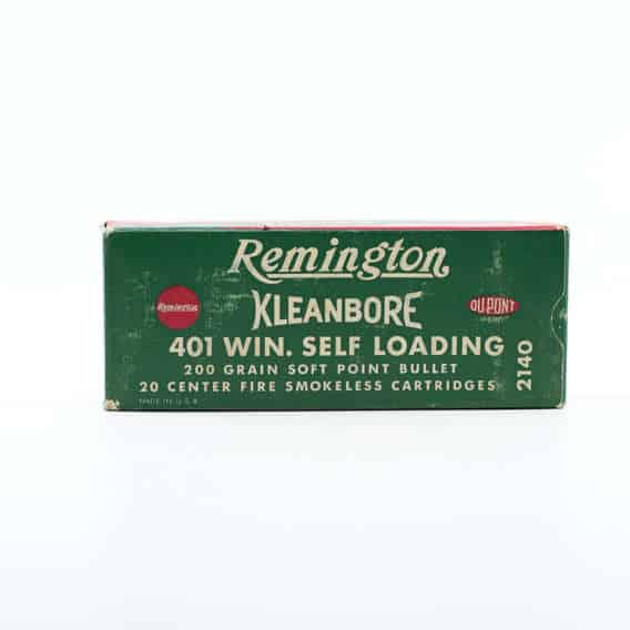 KleenBore 401 Winchester Self Loader ammunition