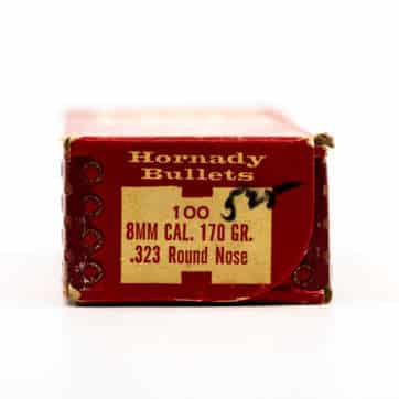 Hornady .323 170 grain RN