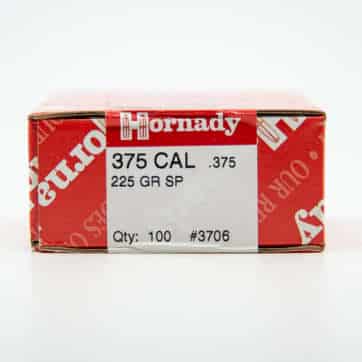 HORNADY .375 225 GRAIN SP BULLETS