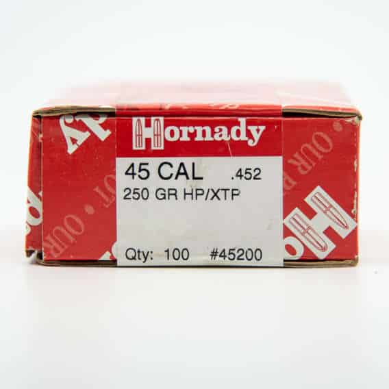 HORNADY 45 CALIBER 250 GRAIN XTP BULLET