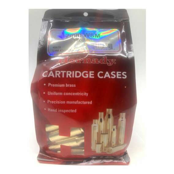 7mm WSM brass (Hornady, QTY 50) - Image 2