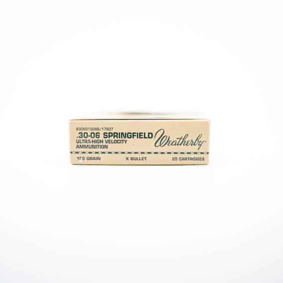 Weatherby 30-06 150 grain "X" buulet