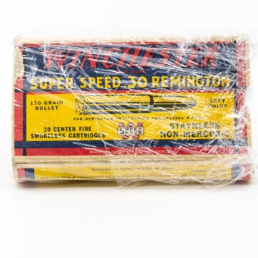 30 REMINGTON ammunition (Winchester, QTY 6)