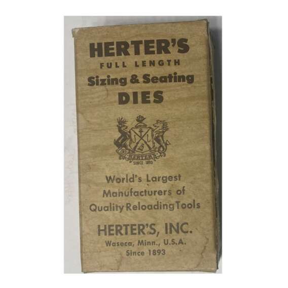 348 Winchester used 2-die set (Herters) - Image 2