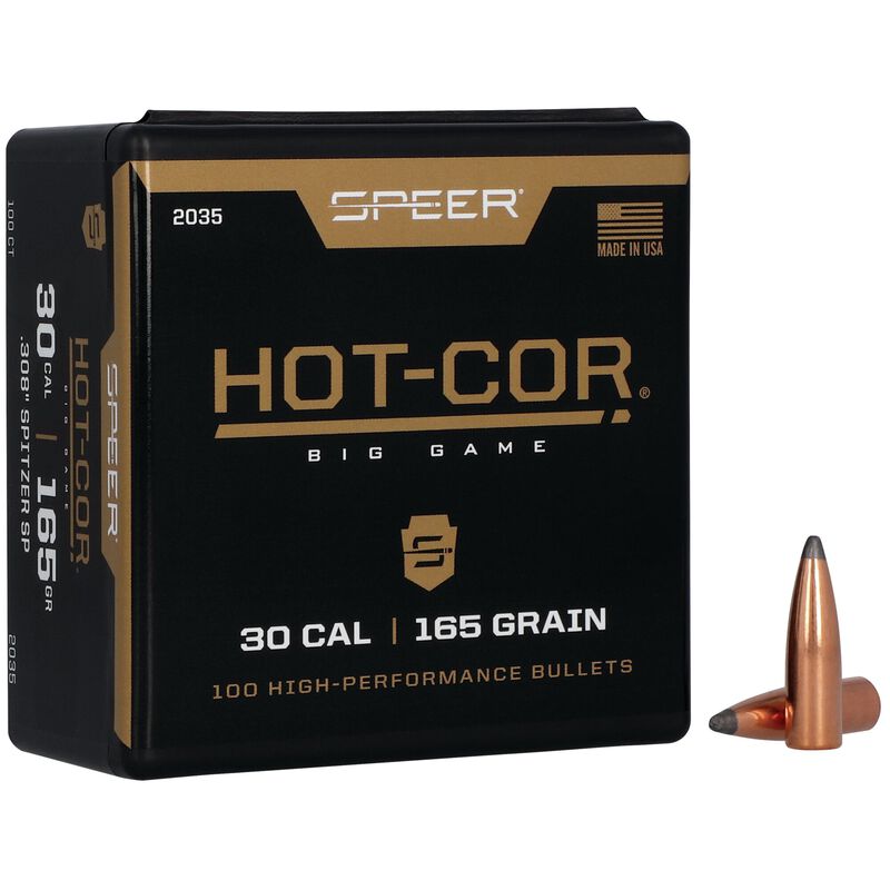 Hot-Cor Rifle Bullet .308 165 Grain