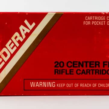 Federal 30-06 ammo box