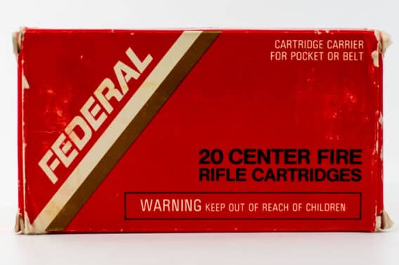 Federal 30-06 ammo box