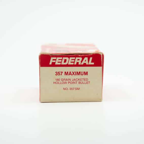 Federal 357 MAXIMUM 180 gr JHP