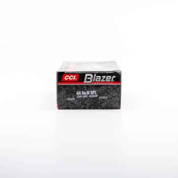 44 Special ammunition 200 gr HP (CCI, QTY 50)