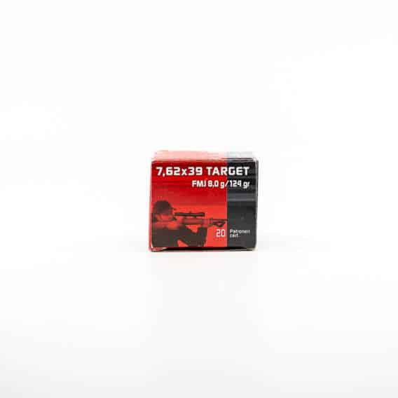 Geco 7.62X39 Russian ammunition, 124-grain FMJ