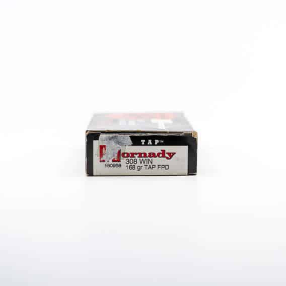 308 WINCHESTER ammunition 168 grain TAP (Hornady, QTY 20)