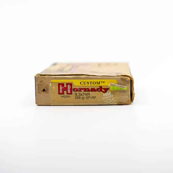 Hornady 9.3X74R ammo