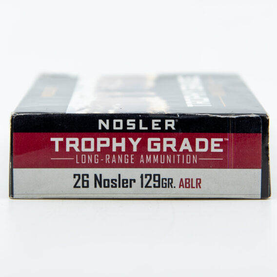 Nosler Trophy Grade Long Range ammo, 26 Noslerammo