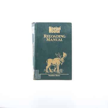 Nosler Reloading Manual Number Three