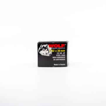 7.62X39 Russian ammunition 122-grain HP (QTY 19)