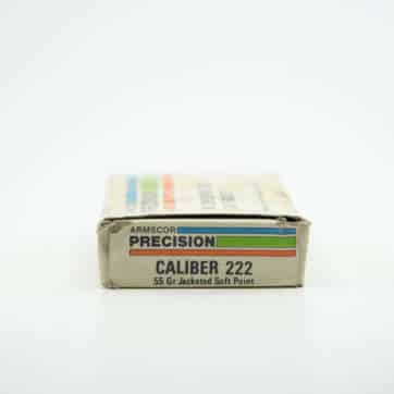 222 REMINGTON ammunition 55 grain JSP (QTY 20)
