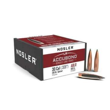 Nosler AccuBond Long Range Bullets .30 cal .308" 190 gr SPBT-ACB 100/ct