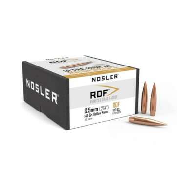 Nosler RDF Match Bullets 6.5mm .264" 140 gr HPBT 100/ct