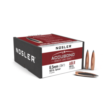 Nosler Accubond Long Range Bullets 6.5mm .264" 150gr 100/rd