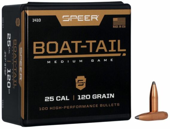 Speer .257 120 grain BTSP bullets