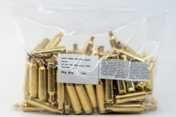 Hornady 22-250 Remington bulk brass