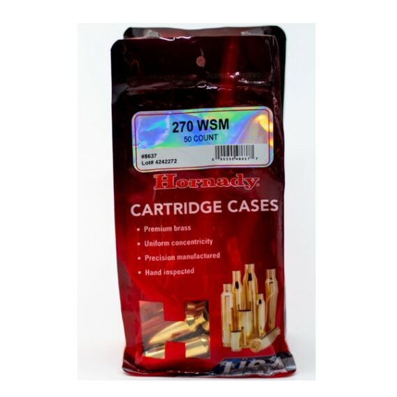 270 WSM brass (Hornady, QTY 50) - Image 2