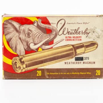 375 Weatherby Magnum 300-grain FMJ  (QTY 20)
