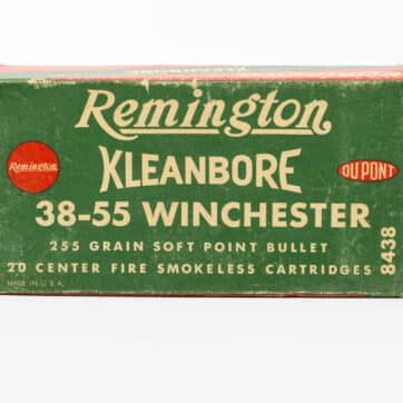 38-55 Winchester 255-grain ammunition (Remington, QTY 20)