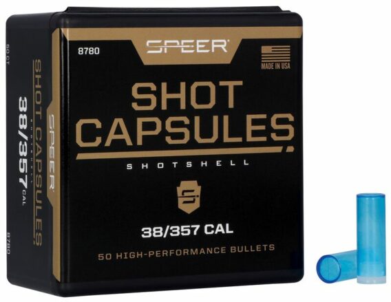 Speer 38-caliber shot capsules, 50 pcs