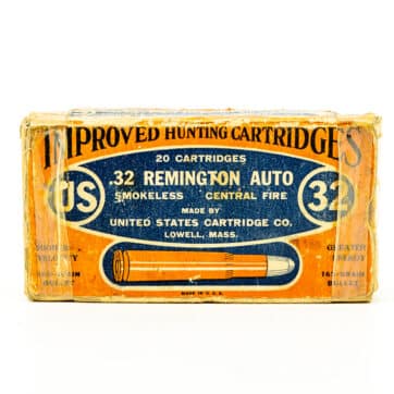United States Cart 32 Remington box