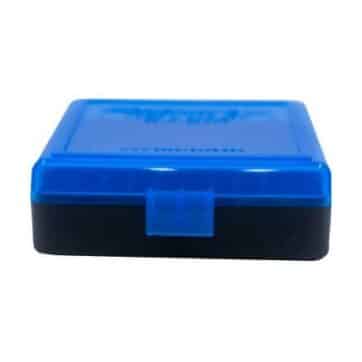 Berry's 100-round 22 Long Rifle plastic storage box.